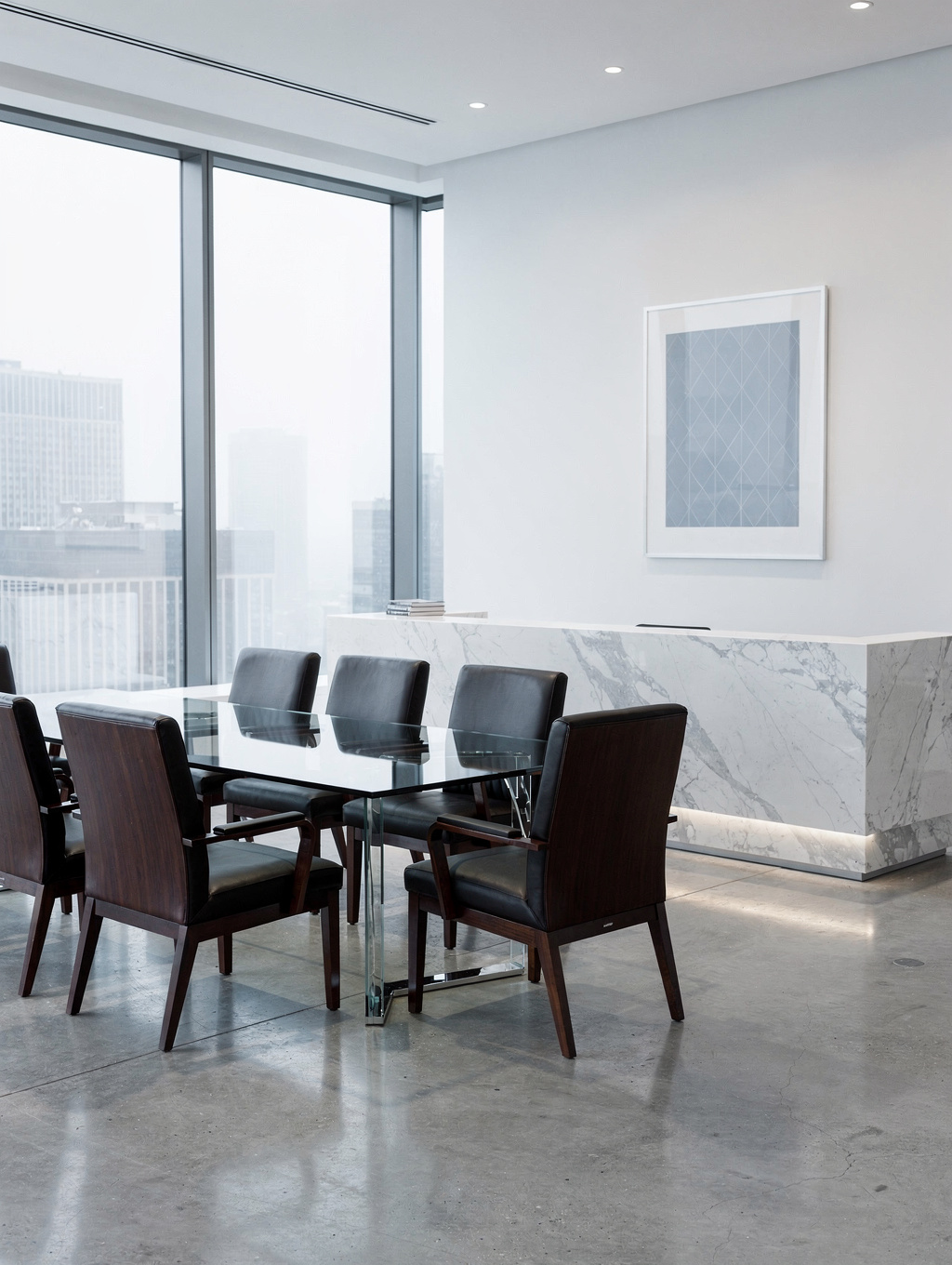 A calm, professional mediation space designed for clarity and focus